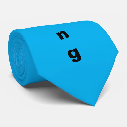 Cravate résistant (noir/bleu) (original) (Roulé)