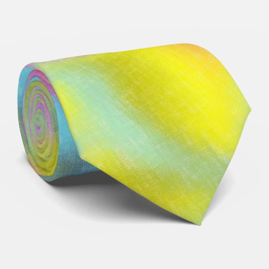 Cravate Ressort - Couleurs arc-en-ciel (Roulé)