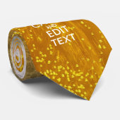 Cravate Restez calme et votre texte pour une grande bière (Roulé)