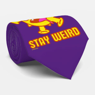 Cravate RESTEZ WEIRD drôle créature folle cadeau surprise