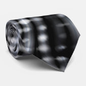 Cravate Résumé 200819 - 06 - Noir et Blanc (Roulé)