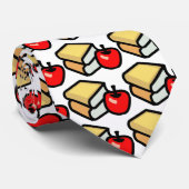 CRAVATE RETOUR 2 ÉCOLE ROUGE POMME LIVRES ÉDUCATION PRIMAI (Roulé)