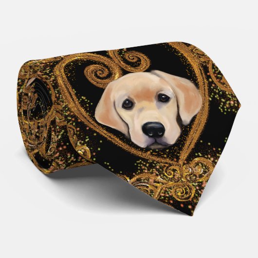 Cravate Retriever du Labrador (Roulé)