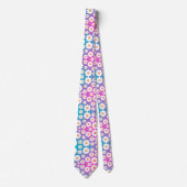 Cravate Retro 70s Daisy Dreams Gradient Floral (Devant)