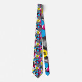 Cravate Retro 80s Custom Tie – Elegant Fashion (Devant)