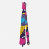 Cravate Retro 80s Custom Tie – Elegant Fashion (Devant)
