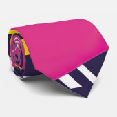 Cravate Retro 80s Custom Tie – Elegant Fashion (Roulé)