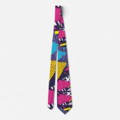 Cravate Retro 80s Custom Tie – Elegant Fashion (Dos)