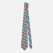Cravate Retro 80s Pop Culture Custom Necktie (Devant)