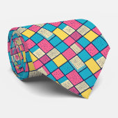 Cravate Retro 80s Pop Culture Custom Necktie (Roulé)