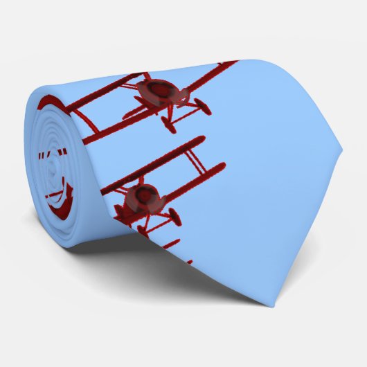 Cravate Rétro biplan (Roulé)