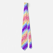 Cravate Retro Boho Funky Quirky Xenogender Plaid Pride (Devant)
