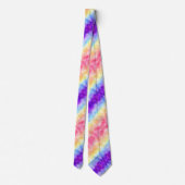 Cravate Retro Boho Funky Quirky Xenogender Plaid Pride (Dos)