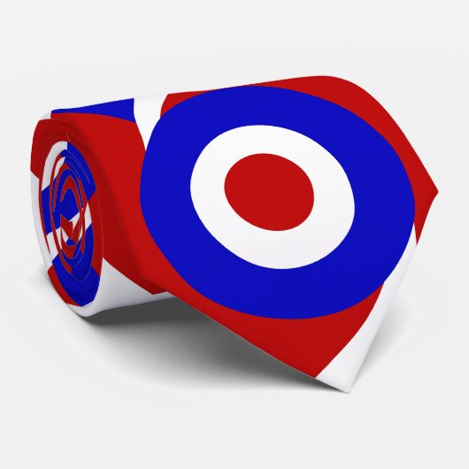 Cravate Rétro conception de mod de style d'années '60 de (Roulé)