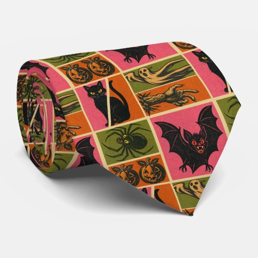 Cravate Retro Creeps (Roulé)