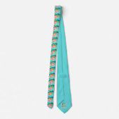 Cravate Retro Gay Pool Party Necktie Carrée (Dos)
