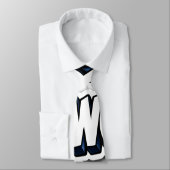 Cravate Retro graffiti word Angelwing 3-D typography neckt (Attaché)