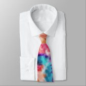 Cravate *~* Rétro Hipster Rainbow Psychodelic Tie Dye crav (Attaché)