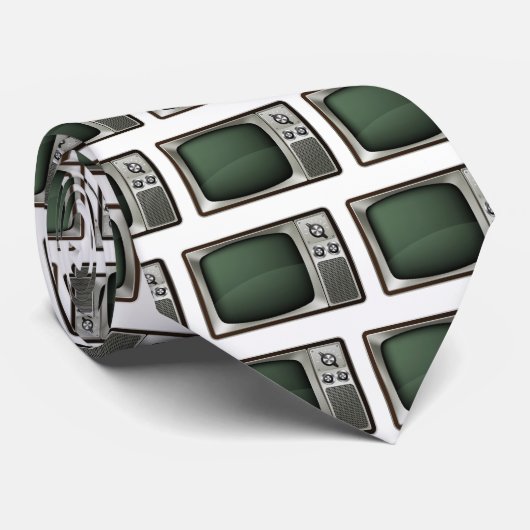 Cravate Rétro illustration de TV (Roulé)