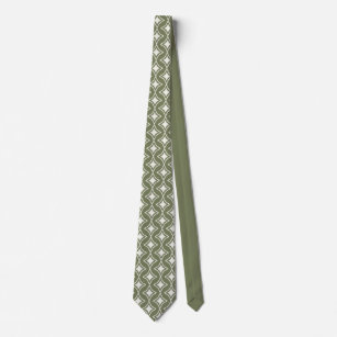 Cravate Rétro les années 70 Mariage vert Super