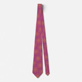 Cravate Retro Mandala Boysenberry Neck Tie (Devant)
