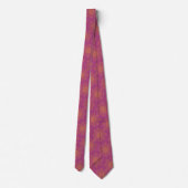 Cravate Retro Mandala Boysenberry Neck Tie (Dos)