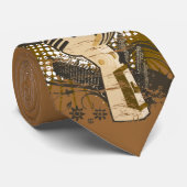 Cravate Rétro microphone (Roulé)