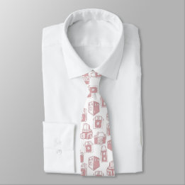 Cravate Rétro motif d'appareils-photo vintages