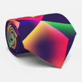 Cravate Rétro partie géniale de couleurs (Roulé)
