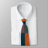 Cravate Rétro pois color-block (Attaché)