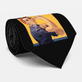 Cravate Rétro Rosie nous pouvons le faire (Roulé)