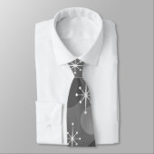 CRAVATE RETRO SNOWFLAKE POIS NOËL VACANCES (Attaché)