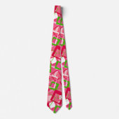 Cravate Retro Squares Pattern (Devant)