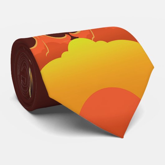 Cravate Retro Stretch Automobile Car Necktie Design (Roulé)