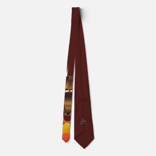 Cravate Retro Stretch Automobile Car Necktie Design (Dos)