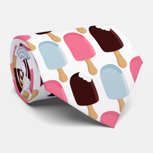 Cravate Rétros barres de crème glacée (Roulé)