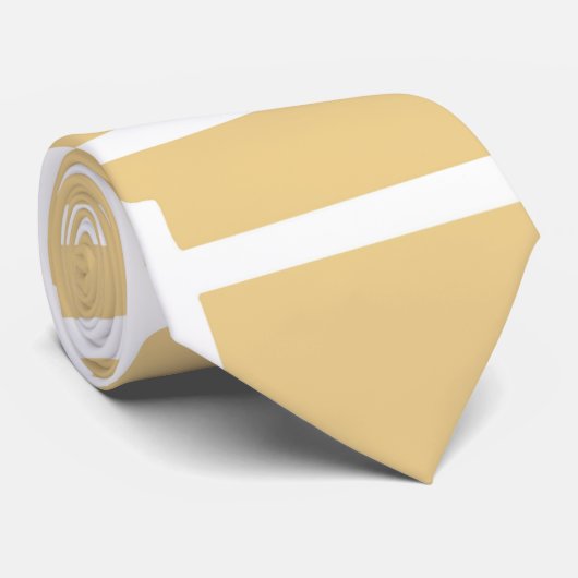 Cravate Rétros rectangles blancs modernes sur le chameau (Roulé)