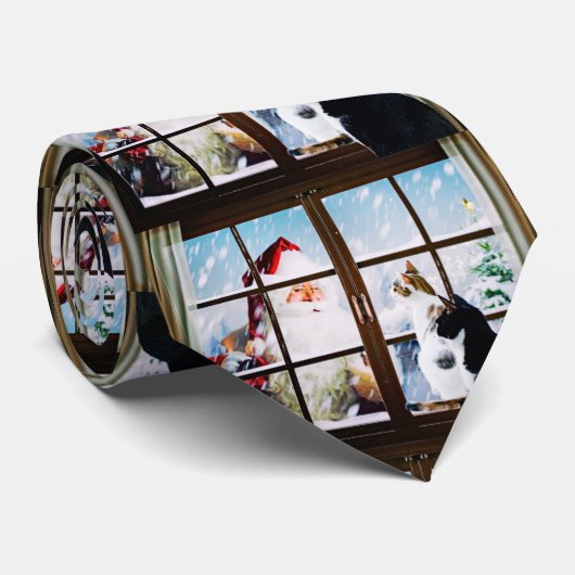 Cravate Réunion Père Noël (Roulé)