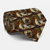 Cravate Réunion vintage d'affaires, Bureau avec les cadres (Roulé)