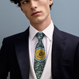 Cravate Rêve de Dandelion Jaune : Fleur de l'époque victor