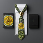 Cravate Rêve de Dandelion Jaune : Fleur de l'époque victor