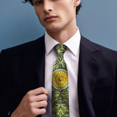 Cravate Rêve de Dandelion Jaune : Fleur de l'époque victor