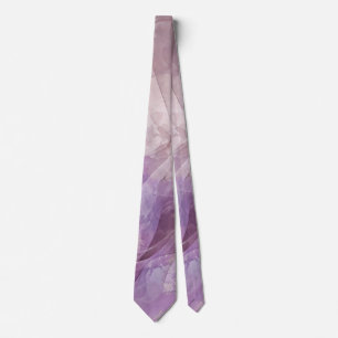 Cravate Rêve de lavande Tourbillon Lilas Mauve Lavande
