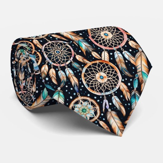Cravate Rêve de minuit (Roulé)