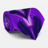 Cravate Rêves d'arc-en-ciel violet 3D, Alien (Roulé)