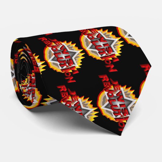 Cravate Révolution juive (Roulé)