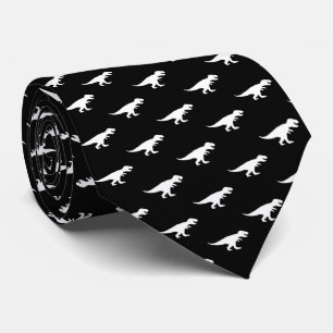 Cravate REX - T Rex King Dinosaur Tyranosaurus Noi