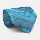 Cravate Rhapsody en Turquoise (Roulé)