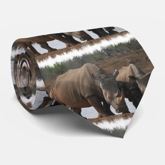 Cravate Rhinocéros (Roulé)