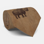 Cravate Rhinocéros et harlequin (Roulé)